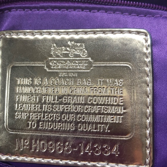 Coach brown leather bag - Picture 4 of 8